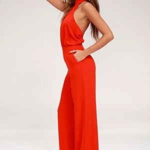 Lulus halter jumpsuit